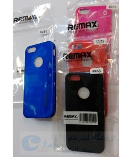 گارد ژله ای براق برند remax  گوشی آیفون مدل 5 / 5s / 5SE فایو و فایو اس و فایو اس ای -  ( کیفیت فوق العاده نرم ) - محافظ 360 درجه - با رنگ بندی  5 / 5S / 5SE